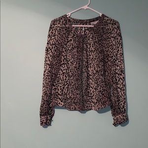 Animal Print Blouse!